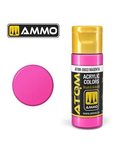 ATOM COLOR Magenta - AMMO by MIG Jimenez ATOM-20033