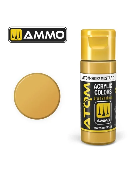 ATOM COLOR Mustard - AMMO by MIG Jimenez ATOM-20022