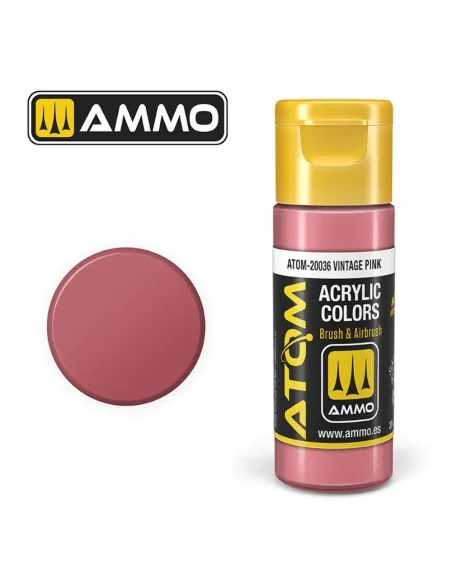 ATOM COLOR Vintage Pink - AMMO by MIG Jimenez ATOM-20036
