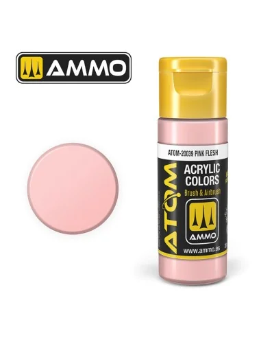 ATOM COLOR Pink Flesh - AMMO by MIG Jimenez ATOM-20039