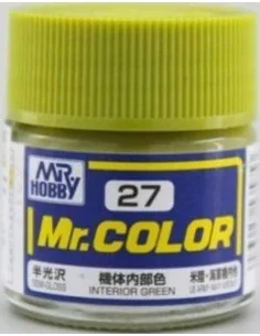 Mr Hobby -Gunze Mr. Color (10 ml) Interior Green - Mr Hobby - Gunze...