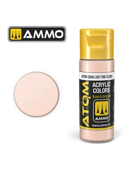 ATOM COLOR Light Pink Flesh - AMMO by MIG Jimenez ATOM-20040