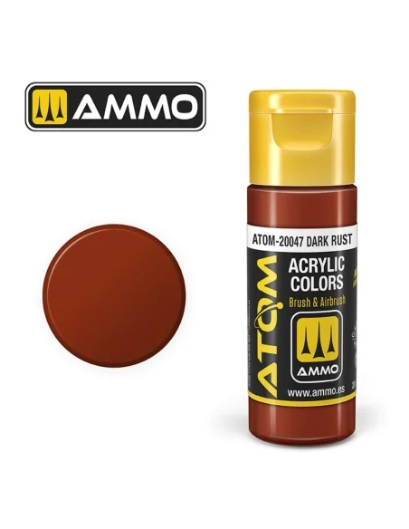 ATOM COLOR Dark Rust - AMMO by MIG Jimenez ATOM-20047
