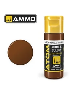 ATOM COLOR Clay Brown - AMMO by MIG Jimenez ATOM-20048 2