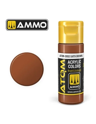 ATOM COLOR Earth Brown - AMMO by MIG Jimenez ATOM-20052