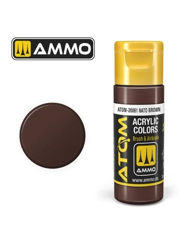 ATOM COLOR NATO Brown - AMMO by MIG Jimenez ATOM-20061