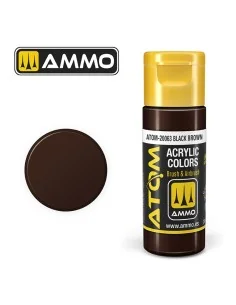 ATOM COLOR Black Brown - AMMO by MIG Jimenez ATOM-20063 2