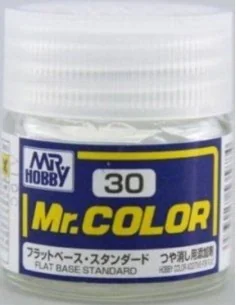 Mr Hobby -Gunze Mr. Color (10 ml) Flat Base - Mr Hobby - Gunze C-030