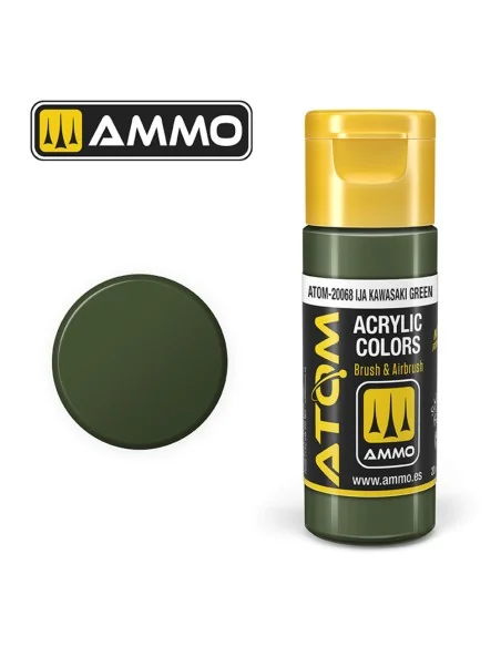 ATOM COLOR IJA Kawasaki Green - AMMO by MIG Jimenez ATOM-20068
