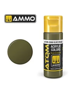 ATOM COLOR Olive Drab - AMMO by MIG Jimenez ATOM-20069 2