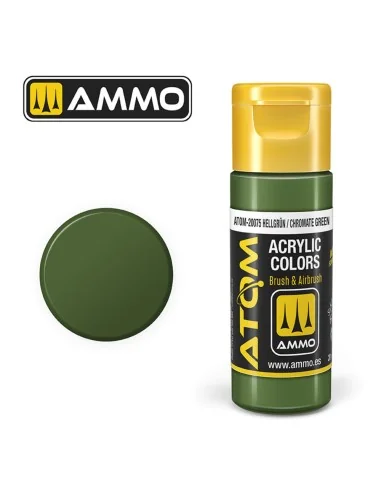 ATOM COLOR Hellgrün / Chromate Green - AMMO by MIG Jimenez ATOM-20075