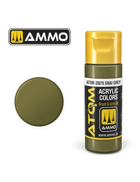 ATOM COLOR Sinai Grey - AMMO by MIG Jimenez ATOM-20070