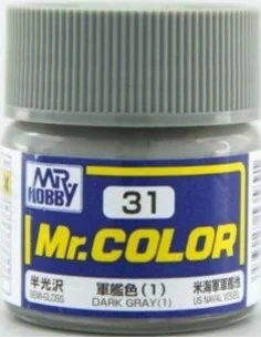Mr Hobby -Gunze Mr. Color (10 ml) Dark Gray (1) - Mr Hobby - Gunze ...