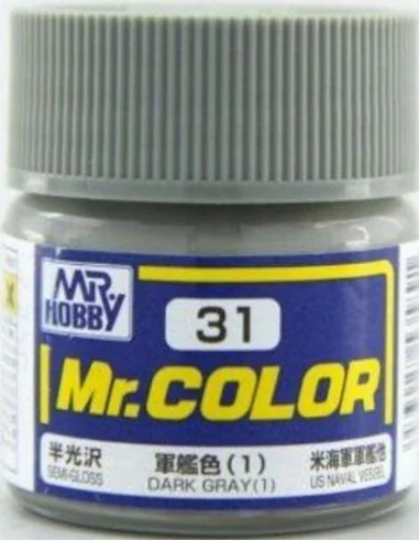 Mr Hobby -Gunze Mr. Color (10 ml) Dark Gray (1) - Mr Hobby - Gunze ...