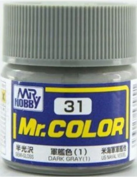 Mr Hobby -Gunze Mr. Color (10 ml) Dark Gray (1) - Mr Hobby - Gunze ...