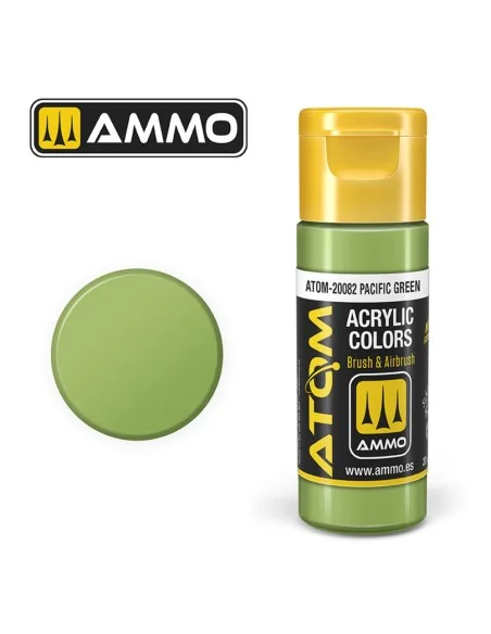 ATOM COLOR Pacific Green - AMMO by MIG Jimenez ATOM-20082