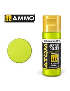 ATOM COLOR Lime Green - AMMO by MIG Jimenez ATOM-20089 2