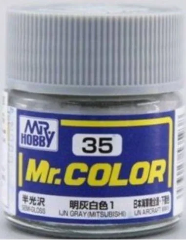 Mr Hobby -Gunze Mr. Color (10 ml) IJN Gray (Mitsubishi) - Mr Hobby ...