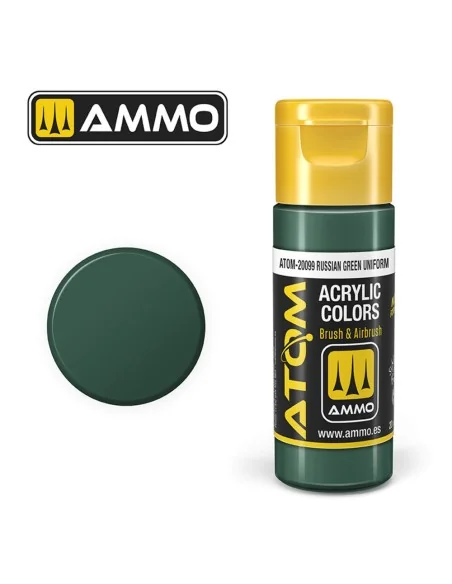ATOM COLOR Russian Green Uniform - AMMO by MIG Jimenez ATOM-20099
