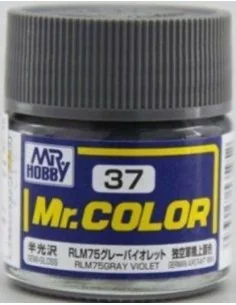 Mr Hobby -Gunze Mr. Color (10 ml) RLM75 Gray Violet - Mr Hobby - Gu...