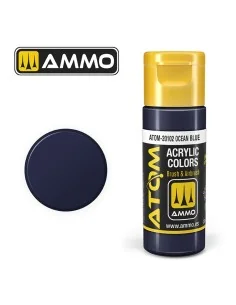 ATOM COLOR Ocean Blue - AMMO by MIG Jimenez ATOM-20102 2