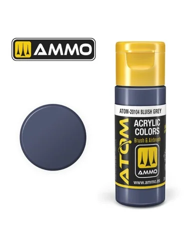 ATOM COLOR Bluish Grey - AMMO by MIG Jimenez ATOM-20104