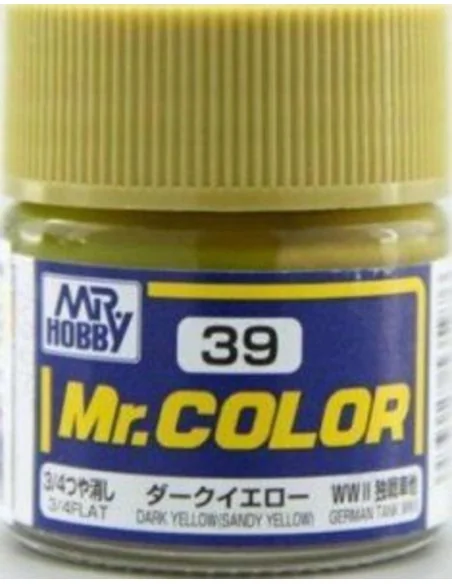 Mr Hobby -Gunze Mr. Color (10 ml) Dark Yellow (Sandy Yellow) - Mr H...