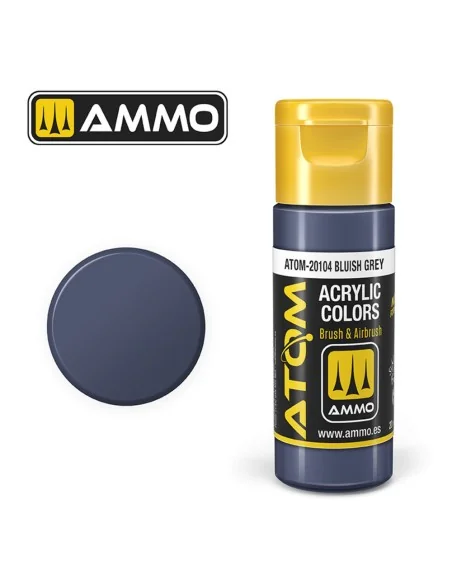 ATOM COLOR Bluish Grey - AMMO by MIG Jimenez ATOM-20104