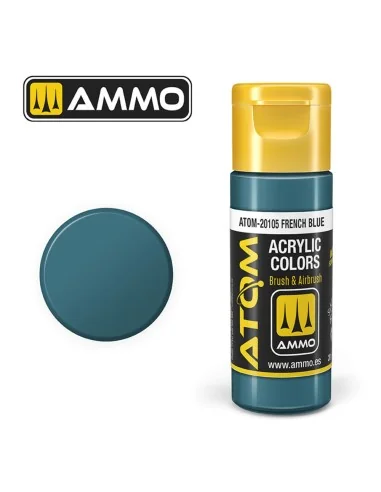 ATOM COLOR French Blue - AMMO by MIG Jimenez ATOM-20105