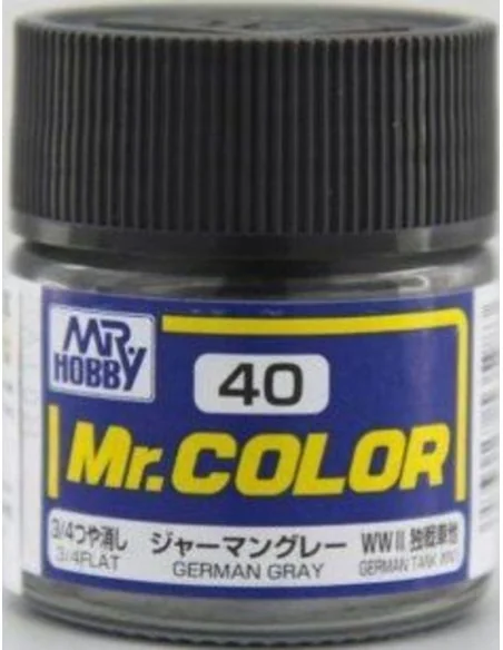 Mr Hobby -Gunze Mr. Color (10 ml) German Gray - Mr Hobby - Gunze C-040
