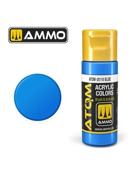 ATOM COLOR Blue - AMMO by MIG Jimenez ATOM-20110