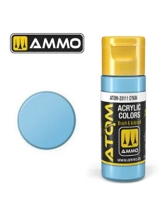 ATOM COLOR Cyan - AMMO by MIG Jimenez ATOM-20111
