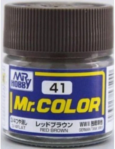 Mr Hobby -Gunze Mr. Color (10 ml) Red Brown - Mr Hobby - Gunze C-041