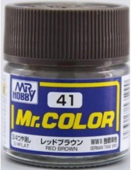 Mr Hobby -Gunze Mr. Color (10 ml) Red Brown - Mr Hobby - Gunze C-041
