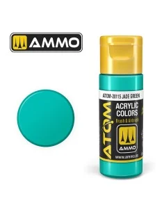 ATOM COLOR Jade Green - AMMO by MIG Jimenez ATOM-20115 2