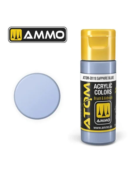 ATOM COLOR Sapphire Blue - AMMO by MIG Jimenez ATOM-20118