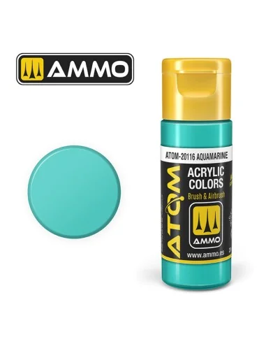 ATOM COLOR Aquamarine - AMMO by MIG Jimenez ATOM-20116