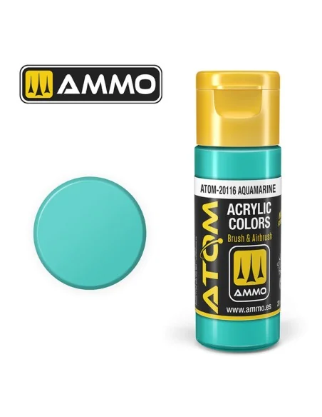 ATOM COLOR Aquamarine - AMMO by MIG Jimenez ATOM-20116
