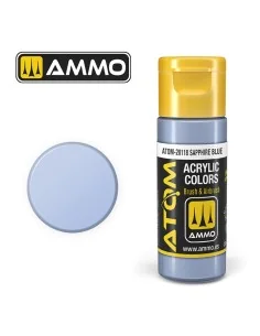 ATOM COLOR Sapphire Blue - AMMO by MIG Jimenez ATOM-20118 2