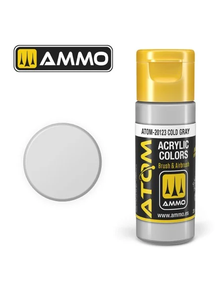 ATOM COLOR Cold Gray - AMMO by MIG Jimenez ATOM-20123