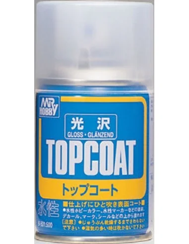 Mr Hobby -Gunze Mr. Top Coat Gloss Spray (86 ml) - Mr Hobby - Gunze...