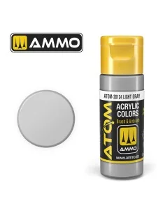 ATOM COLOR Light Gray - AMMO by MIG Jimenez ATOM-20124 2