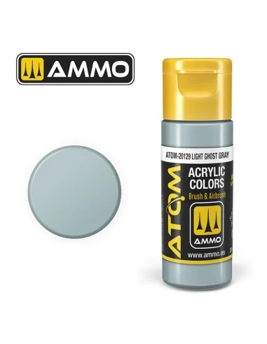 ATOM COLOR Light Ghost Gray - AMMO by MIG Jimenez ATOM-20129