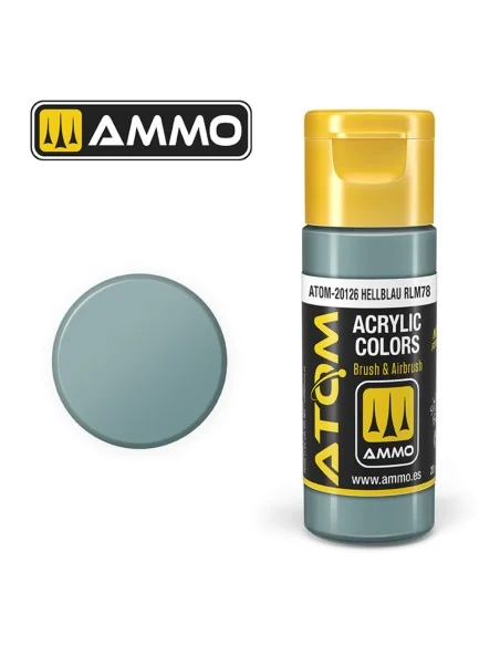 ATOM COLOR Hellblau RLM78 - AMMO by MIG Jimenez ATOM-20126