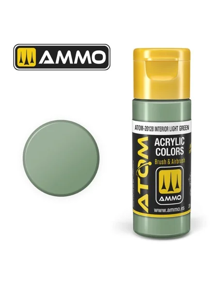 ATOM COLOR Interior Light Green - AMMO by MIG Jimenez ATOM-20128