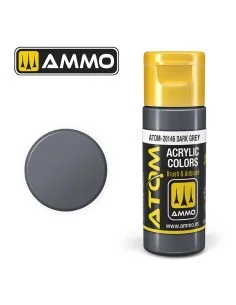 ATOM COLOR Dark Grey - AMMO by MIG Jimenez ATOM-20146