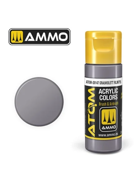 ATOM COLOR Grauviolett RLM75 - AMMO by MIG Jimenez ATOM-20147