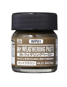 Mr Hobby -Gunze Weathering Paste Mud Brown 40ml - Mr Hobby - Gunze ...