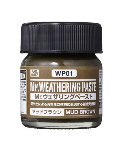 Mr Hobby -Gunze Weathering Paste Mud Brown 40ml - Mr Hobby - Gunze ...