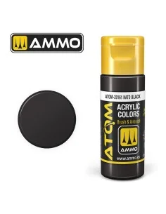 ATOM COLOR Nato Black - AMMO by MIG Jimenez ATOM-20161